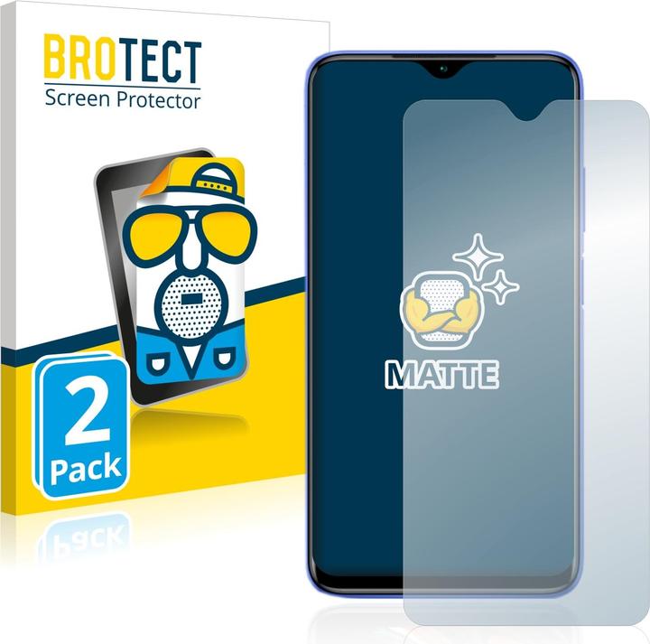 Actual product image BROTECT Anti-glare screen protector matt (2 Piece, Xiaomi Redmi 9T)
