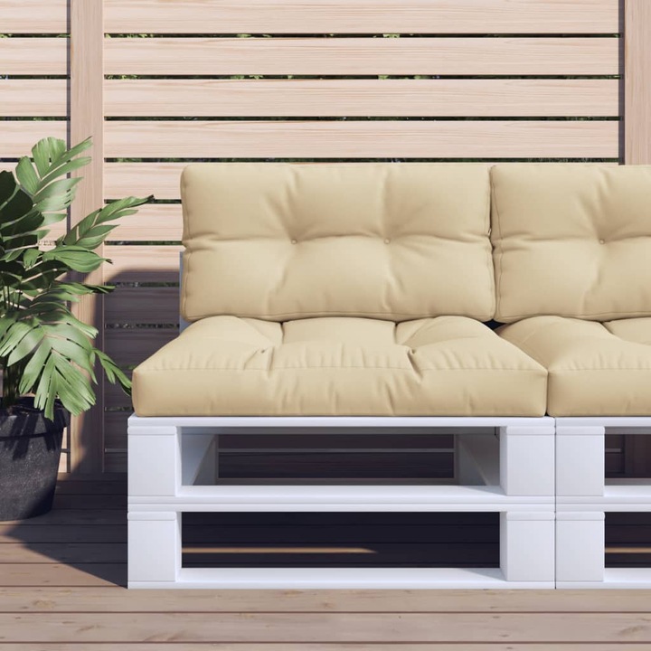Image du produit VidaXL Ensemble salon de jardin 10 pièces avec coussins (80 x 80 x 12 cm)