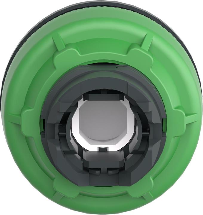 Actual product image APC Front element illuminated pushbutton, flat, ø30mm, IP69K, white, raised, latching