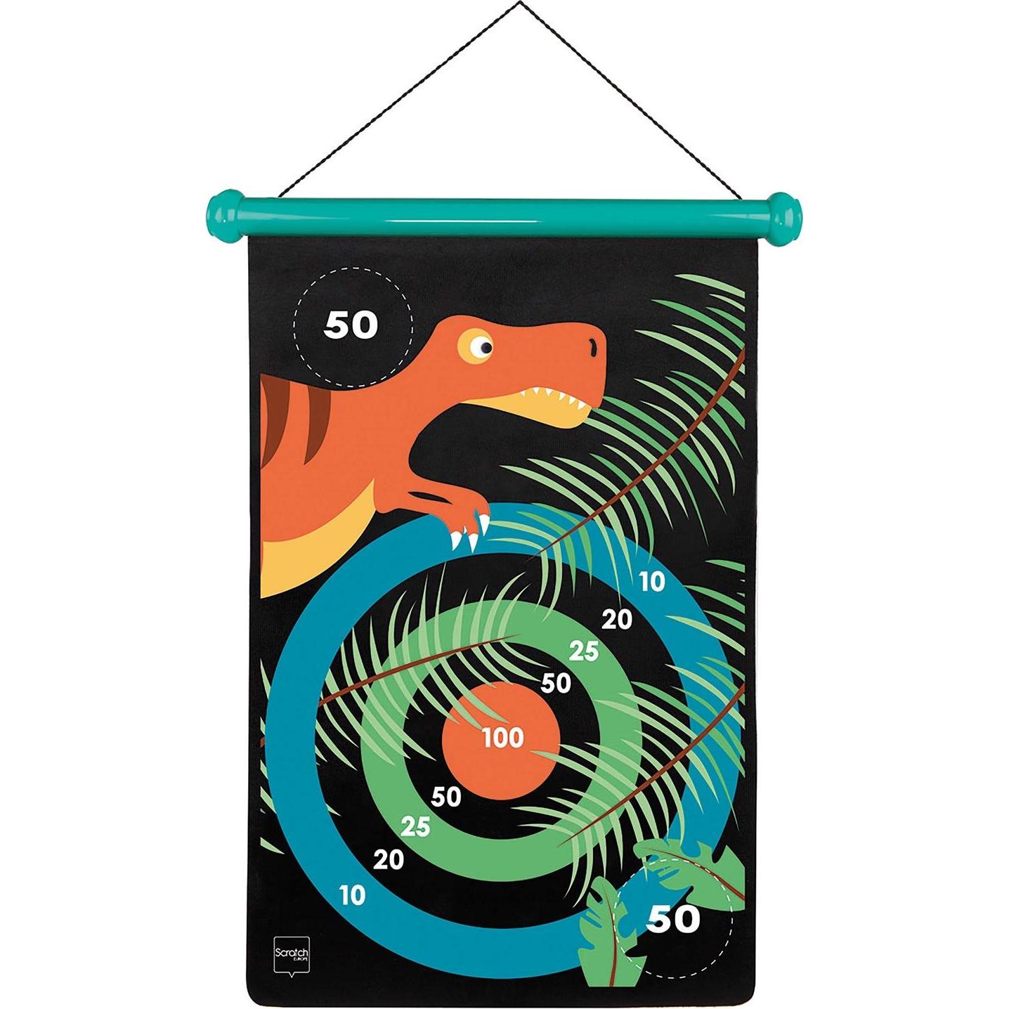 Thumbnail - Scratch Magnet Dartspiel Dinowelt gross (Französisch)