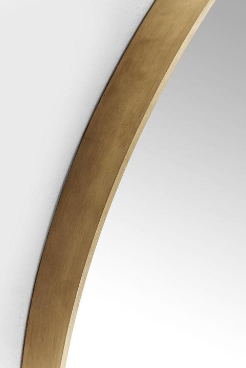 Actual product image Kare Design Mirror Curve MO Round Brass Ø100cm (100 x 100 cm)