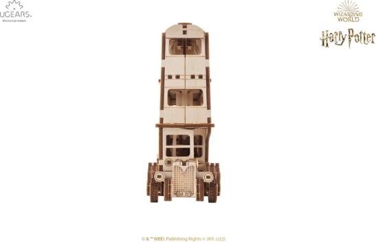 Actual product image Ugears Harry Potter Knight Bus