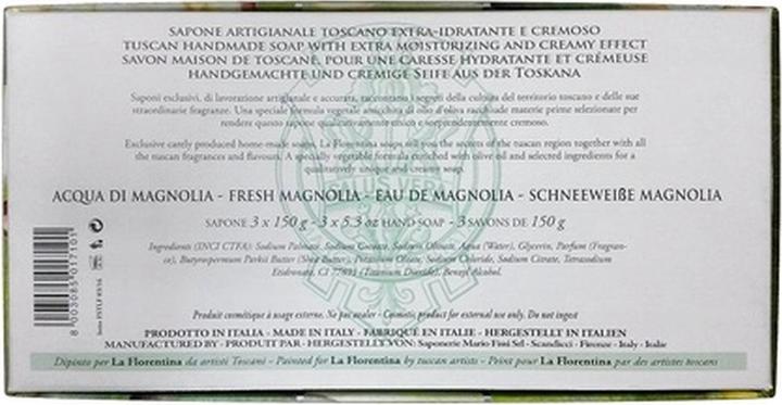 Produktbild Accentra Handgemachte Seife La Florentina Magnolia aus der Toskana (Handseife Nachfüllpackung)