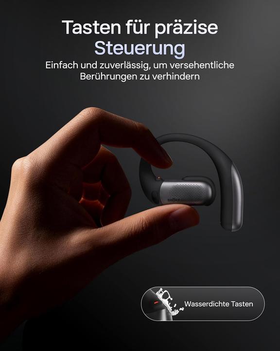 Produktbild Shokz OpenFit Pro Open-Ear-Kopfhörer mit Geräuschreduzierung (ANC, Keine Geräuschunterdrückung, 50 h, Kabellos)