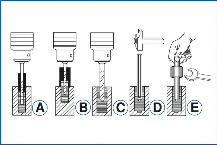 Actual product image Brilliant Tools Screw extractor / drill and guide kit, 25 pcs
