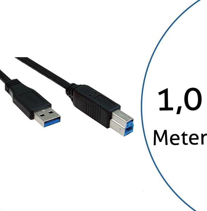 Produktbild Bachmann USB 3.0 Anschlusskabel (1x USB 3.0 Stecker A (1 m, USB 3.2 Gen 1)