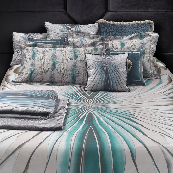 Image du produit Roberto Cavalli Mako-Satin linge de lit Tigresse blue (Set de linge de lit, 135x200 cm + 80x80 cm)