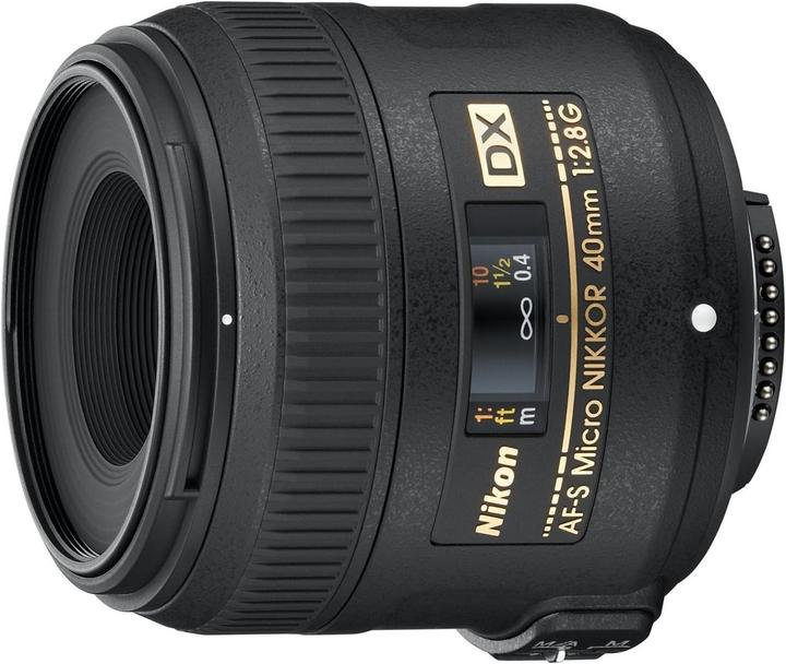Immagine prodotto Nikon AF-S DX Micro Nikkor 40mm f/2.8G Lens, Black (Nital Card: 4 Year Warranty) (Nikon F, APS-C / DX)