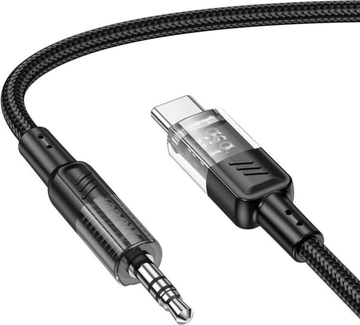 Produktbild Hoco Cable Cable AUX Jack 3,5 mm to USB C 1,2 m UPA27 black