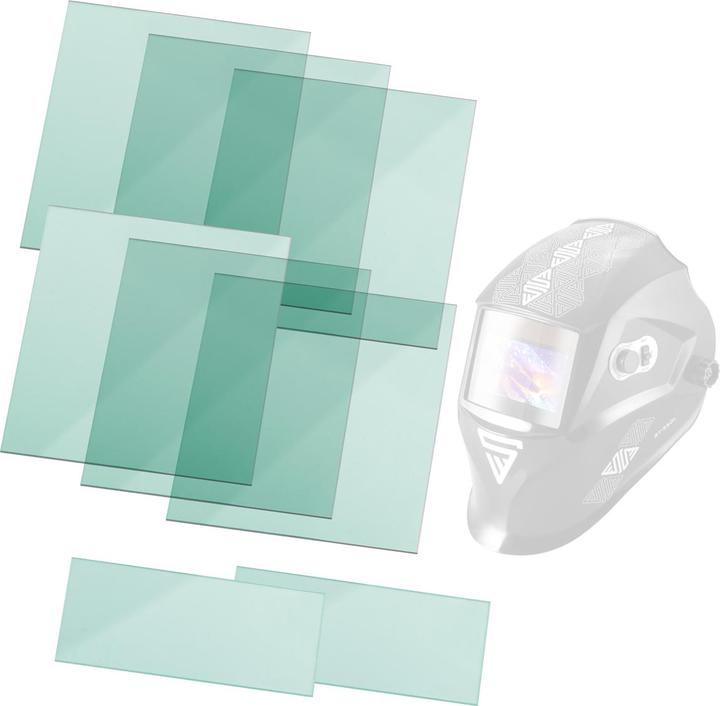 Produktbild Stahlwerk Vorsatzscheiben 8er Set Schweisshelm Ersatzscheiben ST 550 L (Gehörschutz Ersatzpolster)
