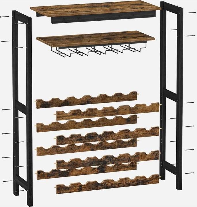 Produktbild Songmics Havanna (66 x 30 x 100 cm, 24 Fl.)