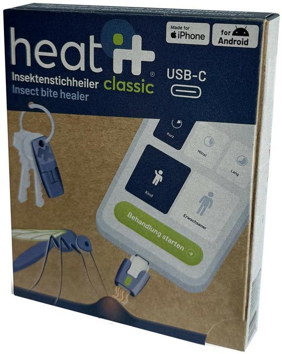 Immagine prodotto Heat it Penna per il trattamento delle punture di insetto Android USB-C e iPhone 15