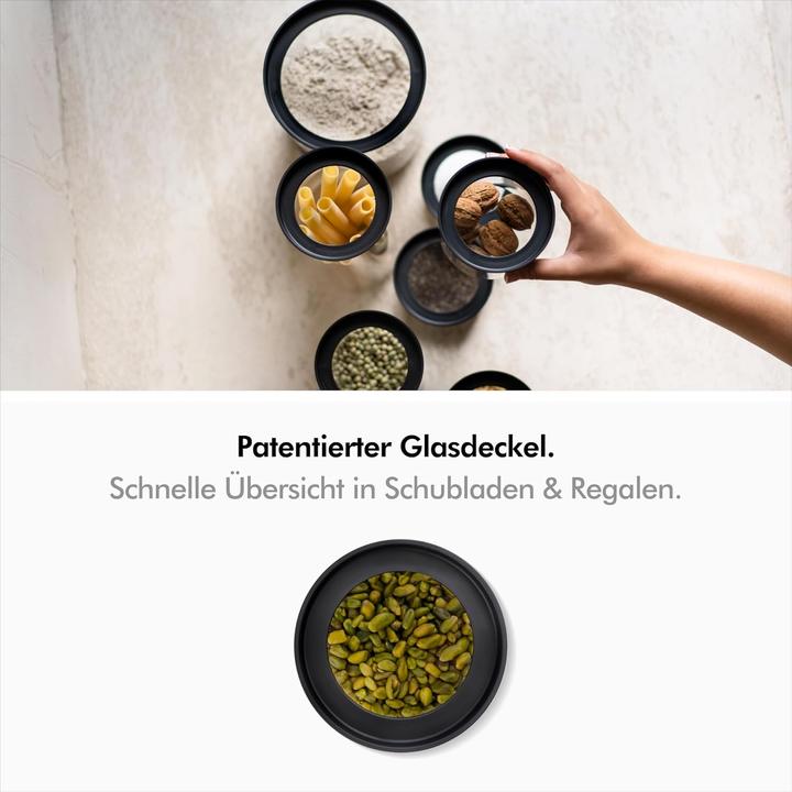Produktbild Kivy 4x Vorratsgläser mit Deckel (2 l)