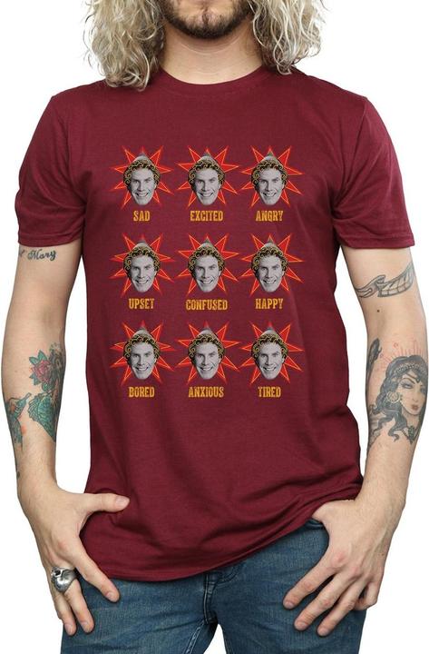 Actual product image Elf Mens Buddy Moods T-Shirt (S)