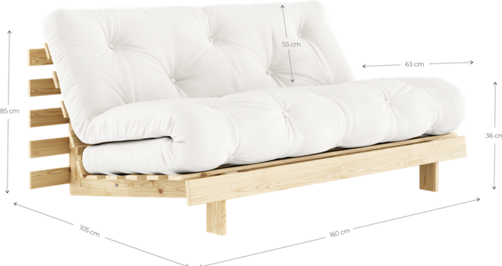 Image du produit Karup Design Racines 160 (Canapé-lit)
