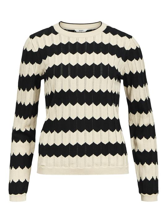 Produktbild Object Gestreifter Strickpullover (XS)