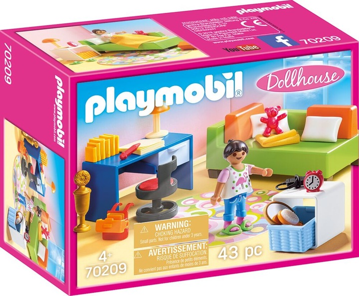 Actual product image Playmobil Youth room (70209, Playmobil Dollhouse)