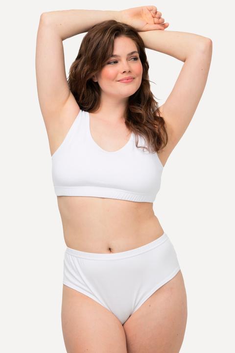 Actual product image Ulla Popken 2 Pack of Eco Cotton Stretch Panties - Solids (54)