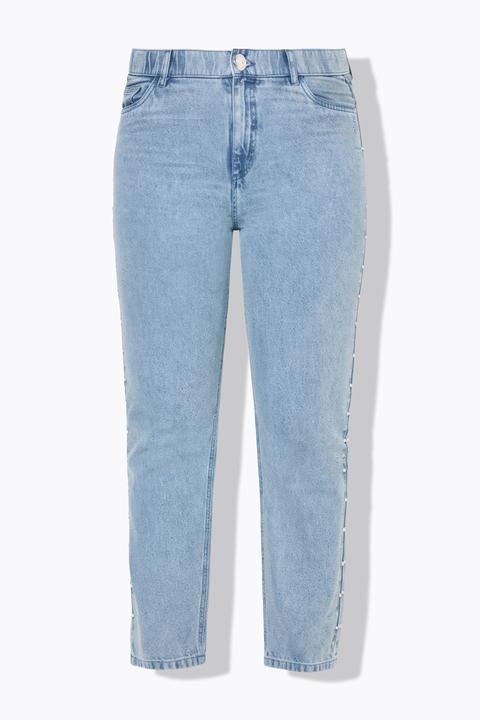 Immagine prodotto Studio Untold Mom jeans con cinque tasche e perline (48)