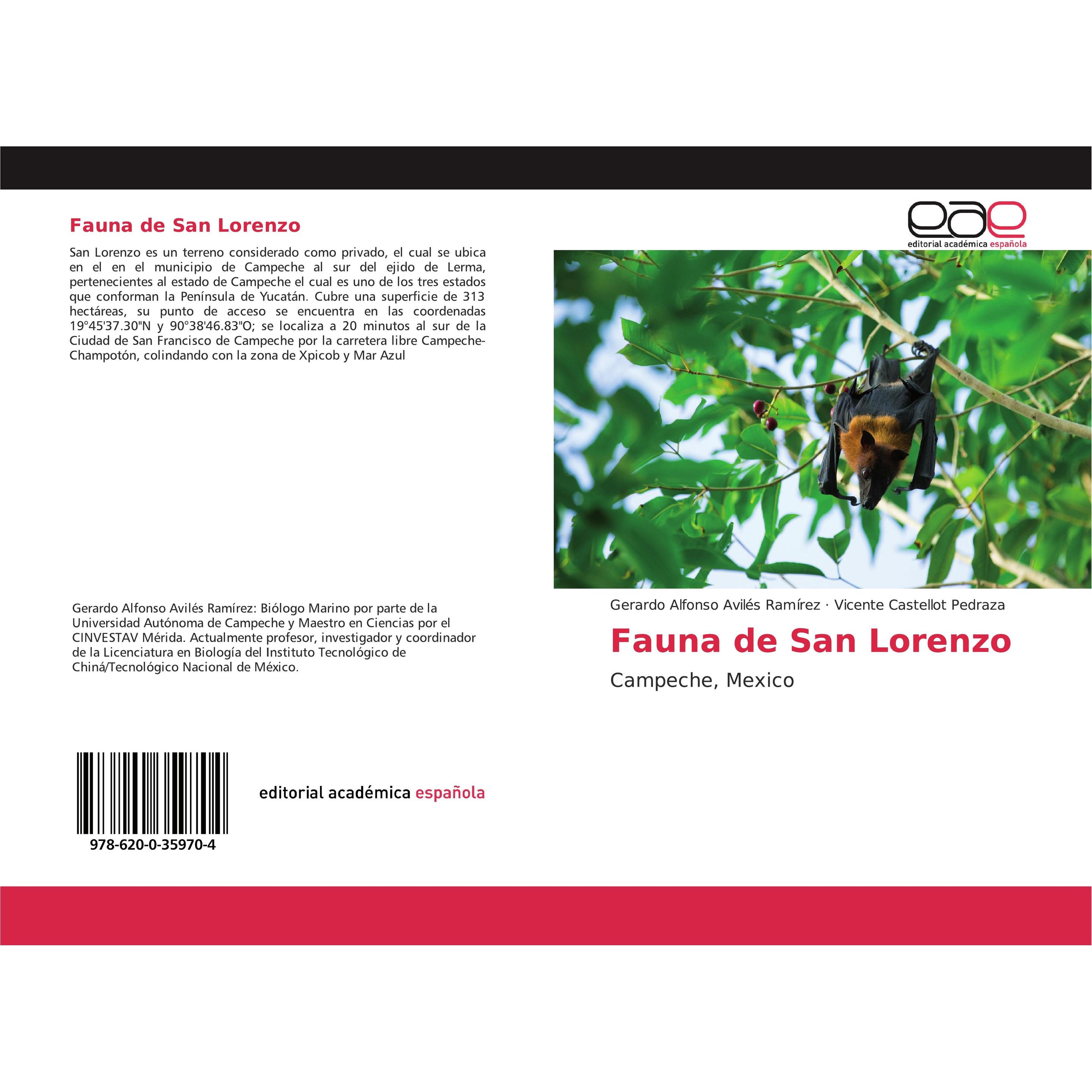 Thumbnail - Fauna de San Lorenzo, Fachbücher von Gerardo Alfonso Avils Ramrez Vicente Castellot Pedraza