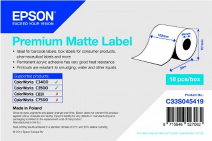 Epson Premium Matte Label