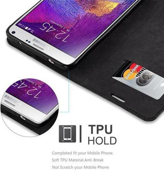Productafbeelding Cadorabo Boek Onzichtbare Magneethoes (Samsung Galaxy Note 4)