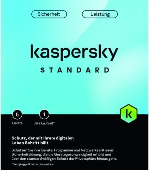 Kaspersky Standard (5 PC) (1 User, 12 Monate)