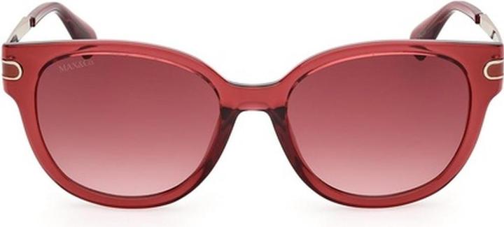 Actual product image Latetobed Max & Co Mo0121 69T Shiny Bordeaux Women's Sunglasses 55/18/140