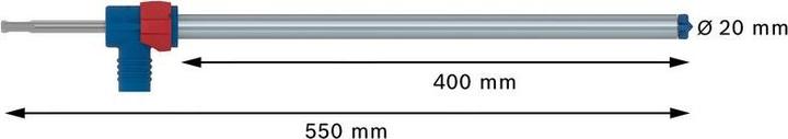 Image du produit Bosch Professional Zubehör Kit de forets marteau Expert SDS Clean plus-8X 20 x 400 x 550 20 x 400 x 550 (jusqu'à 20 millimètres)