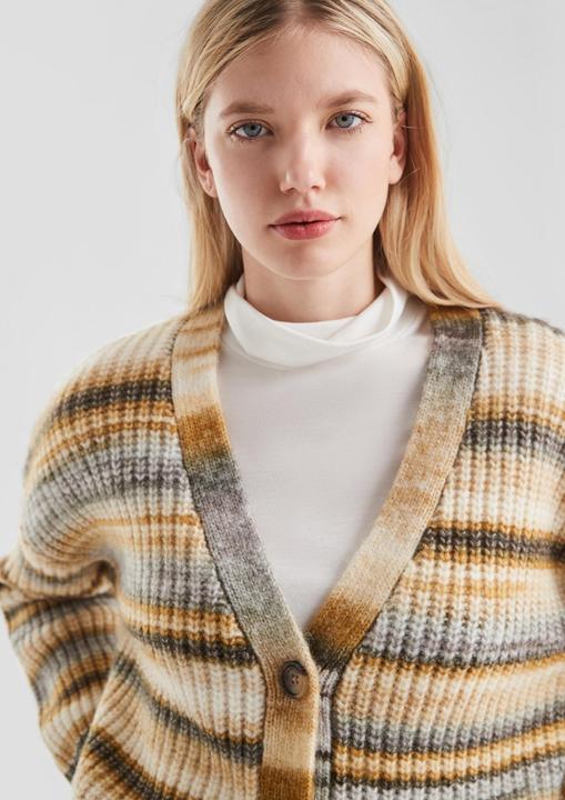 Produktbild s.Oliver Strickjacke Weiche Strickjacke in Multimelange Optik (L)