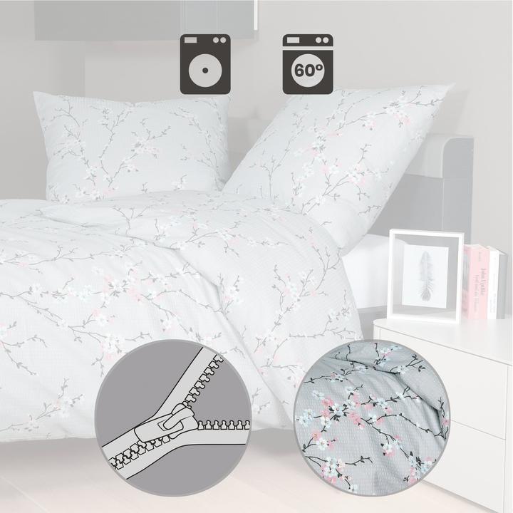 Actual product image Janine Bettwäsche (Duvet cover, 135 x 200 cm, 80 x 80 cm)