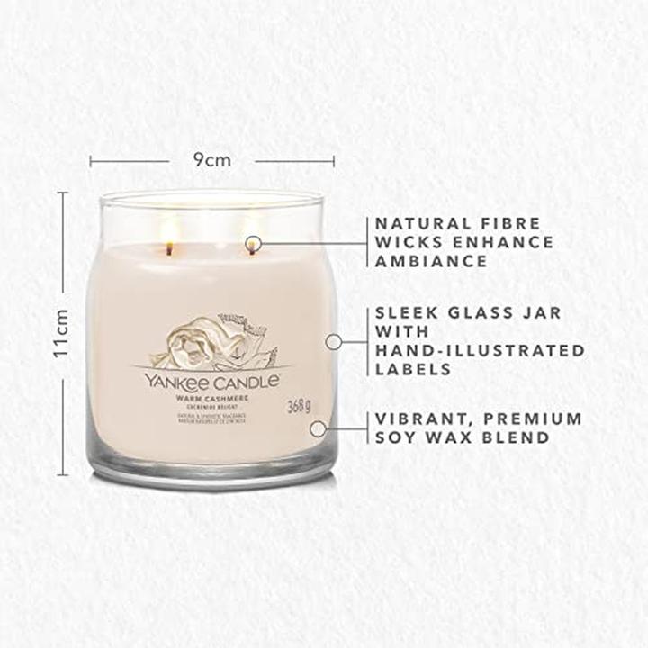 Produktbild Yankee Candle Duftkerze Warm Cashmere Signature Medium Jar