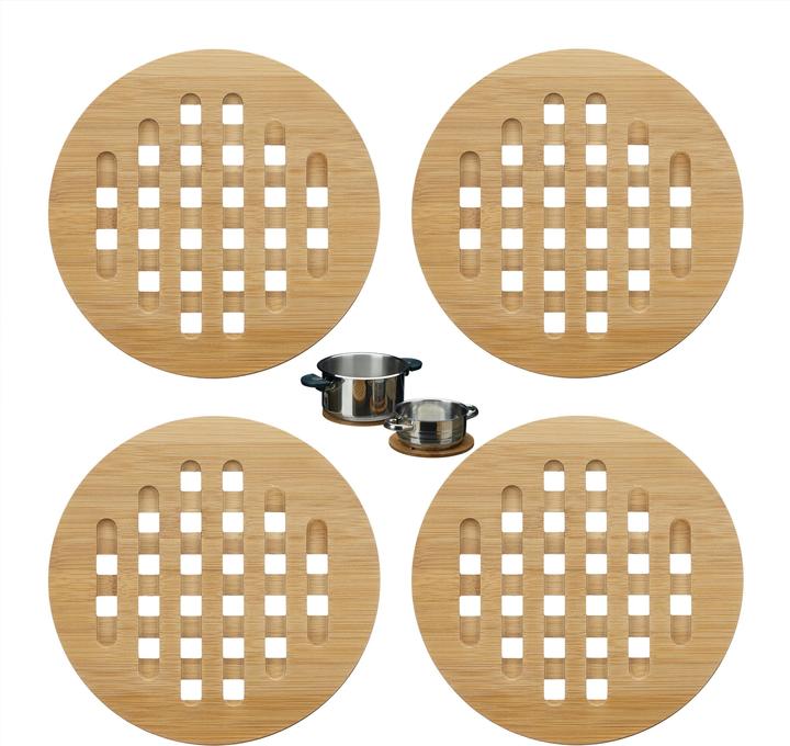 Actual product image Relaxdays Coaster set (4 x, Glass coaster)
