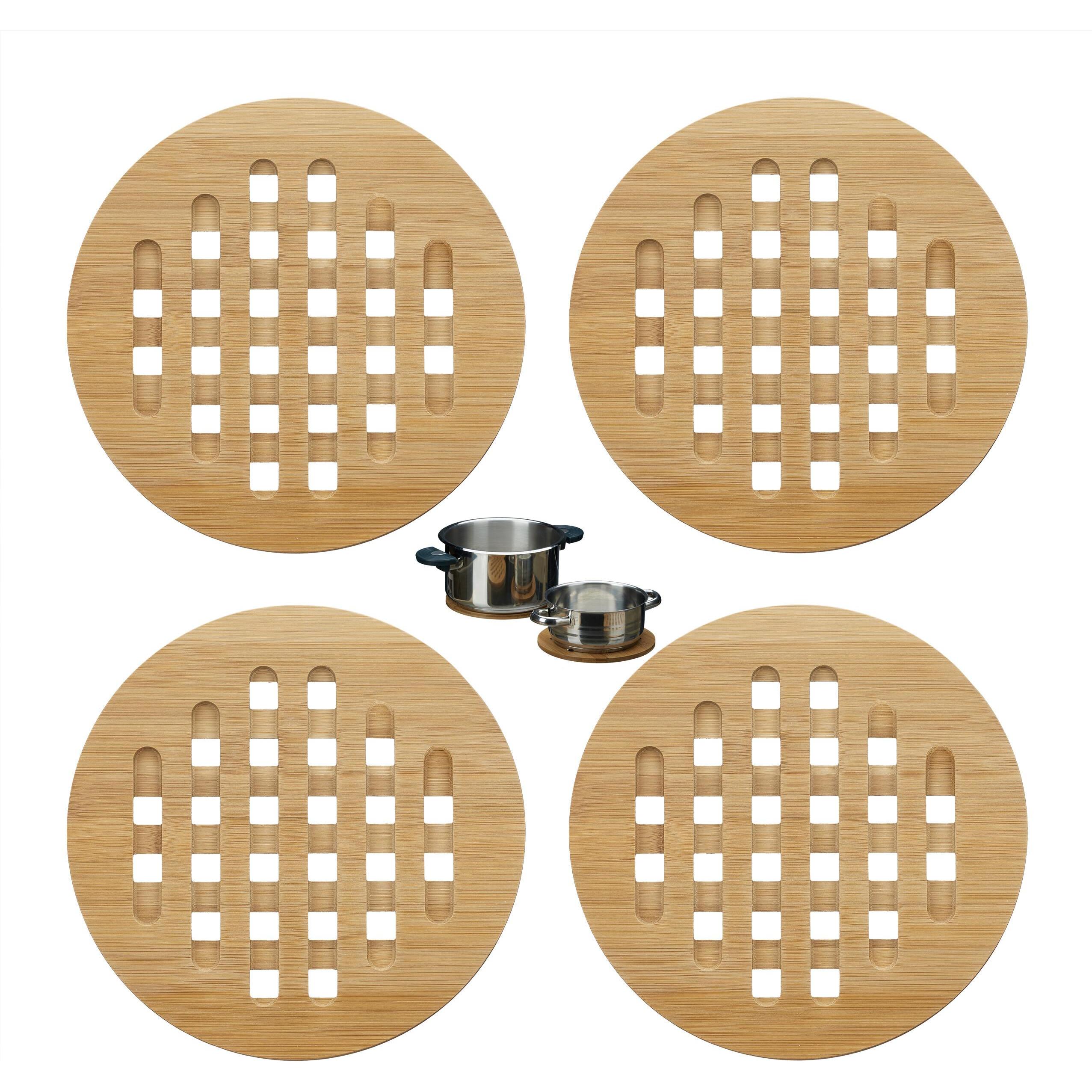 Relaxdays, Untersetzer, Untersetzer Set (4 x, Glasuntersetzer)