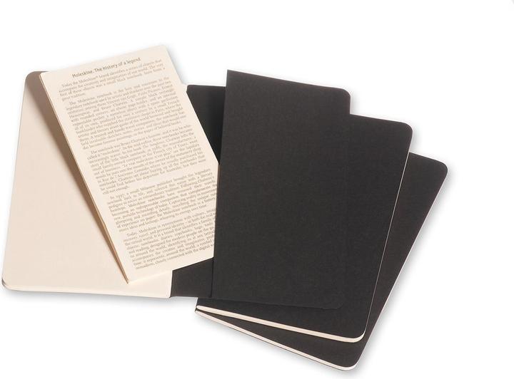 Image du produit Moleskine Coffret de poche Cahier de 3 (A6, Blanc, Couverture souple)