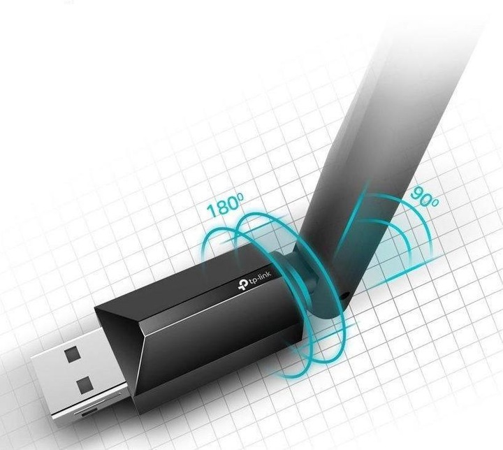 Actual product image TP-Link AC600 HIGH GAIN WI-FI USB AD. (USB)