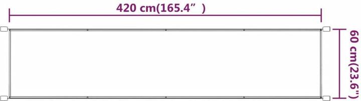 Image du produit vidaXL Senkrechtmarkise (0.60 m)