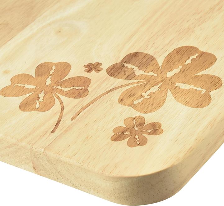 Produktbild Viana schneidebrett mit Kleeblatt-Muster für Dekoration und Servieren