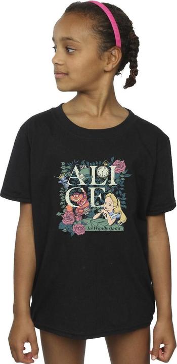 Produktbild Disney Mädchen Alice im Wunderland Laubgarten TShirt aus Baumwolle (104)