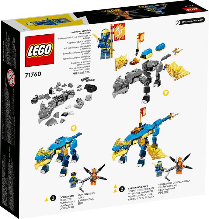 Actual product image LEGO Jay's Thunder Dragon EVO (71760, LEGO Ninjago)