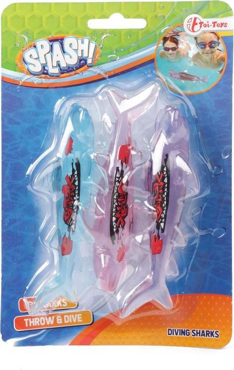 Actual product image Splash Dive Fish Shark, 3pcs.