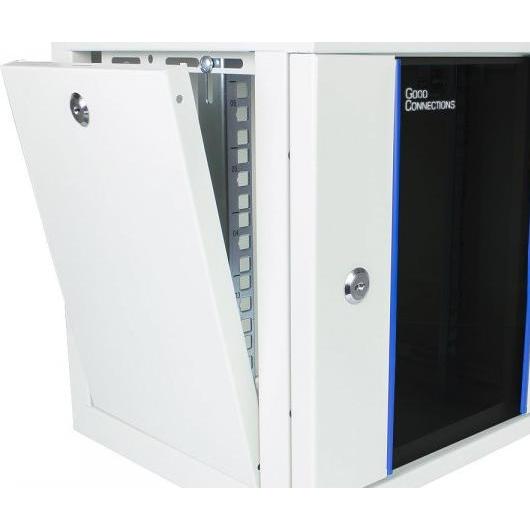 Thumbnail - Good Connections GC-R0104 Rack 4U Wandmontiertes Regal Grau (4 HE, 10 Zoll Rack), Serverschrank, Grau