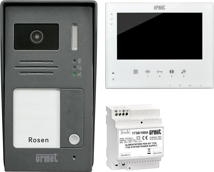 Urmet Video door intercom set 2-wire (Cable, Wired)