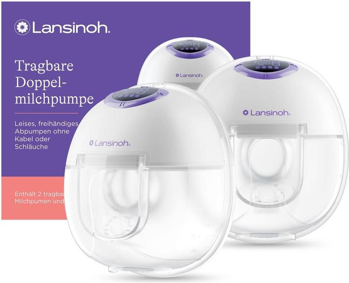 Actual product image Lansinoh Tragb Doppelpumpe
