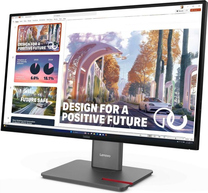 Actual product image Lenovo ThinkVision P27QD-40 (2560 x 1440 pixels, 27")