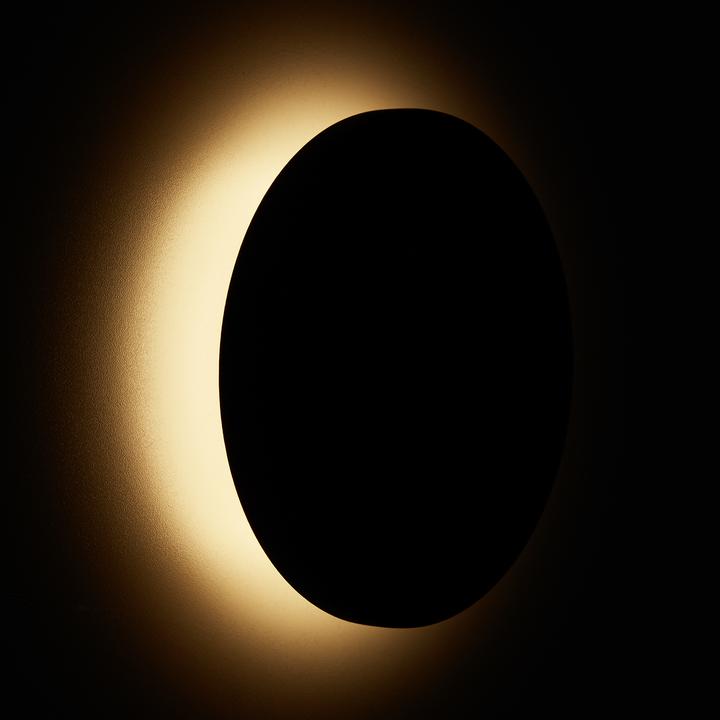 Produktbild Brilliant Shadow - Wandlamp - LED 6W 3000K - Rond - Zwart (720 lm)