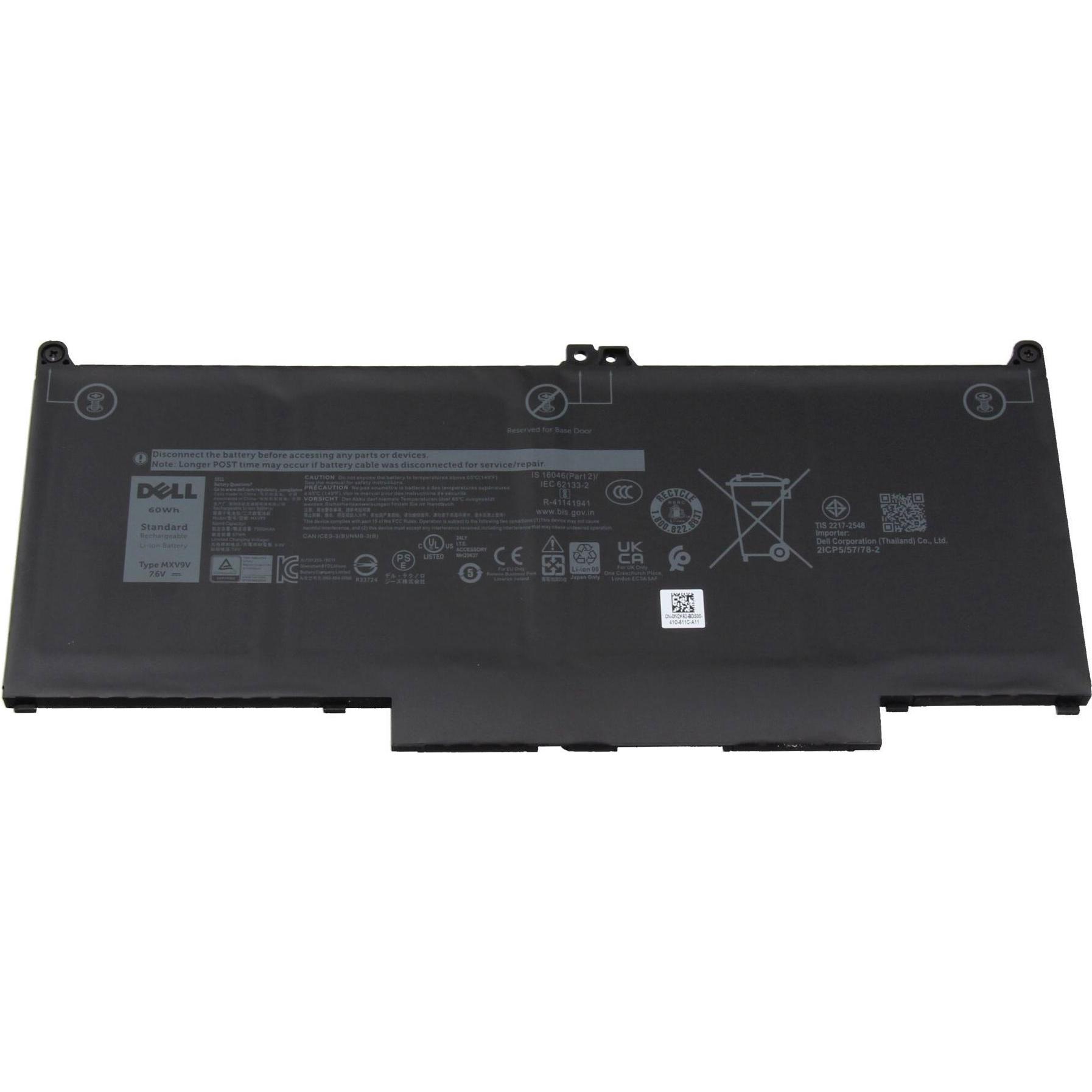Dell 0MXV9V (4 Zellen, 7500 mAh), Notebook Akku