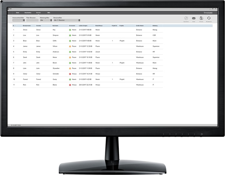 Actual product image Safescan TimeMoto PC Plus Software