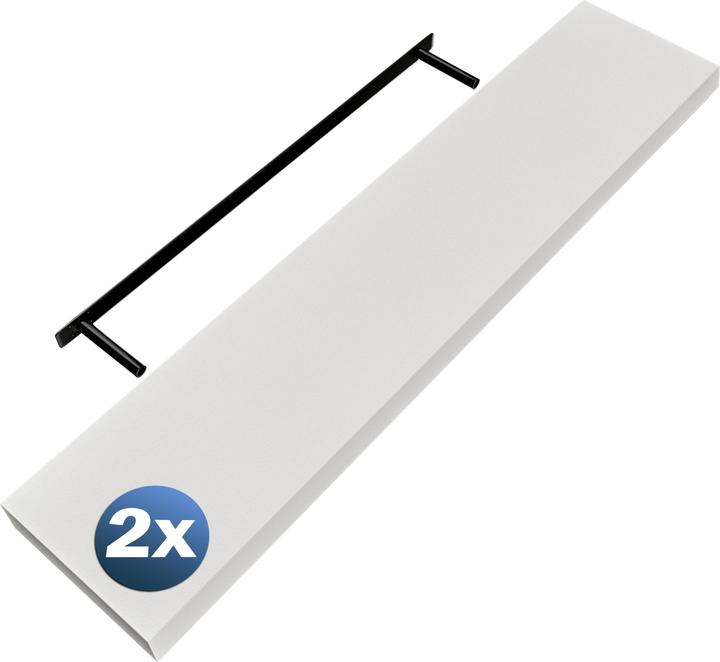 Set of 2 matt white