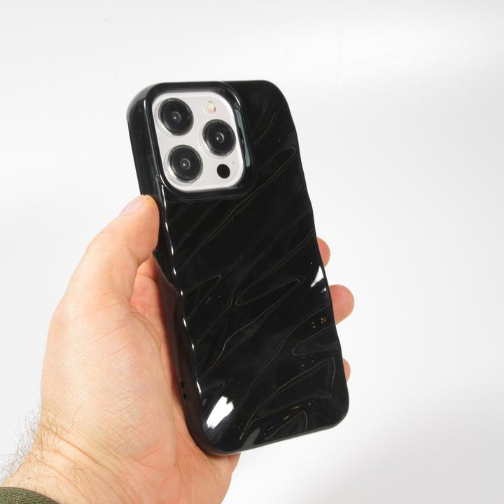 Image du produit PhoneLook Coque Silicone avec forme de vague 3D mat (Apple iPhone 15 Pro Max)